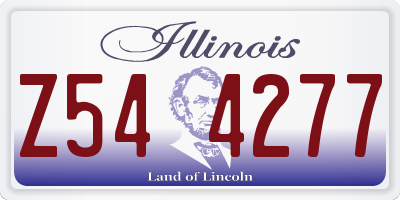 IL license plate Z544277