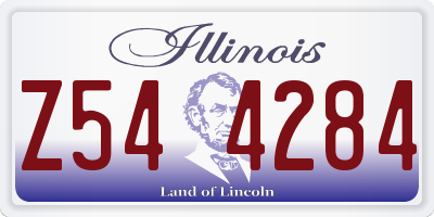 IL license plate Z544284