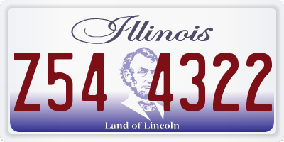 IL license plate Z544322