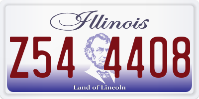 IL license plate Z544408