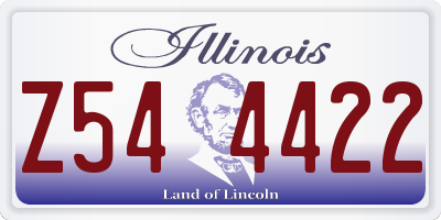 IL license plate Z544422