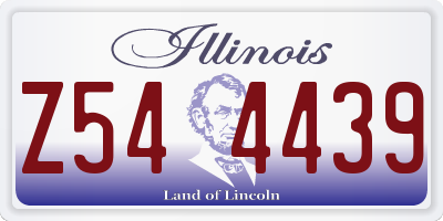 IL license plate Z544439