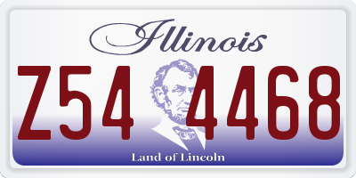 IL license plate Z544468