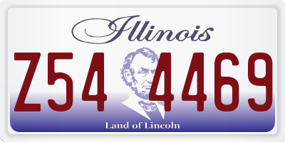 IL license plate Z544469