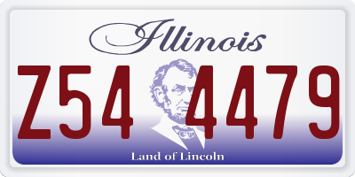 IL license plate Z544479