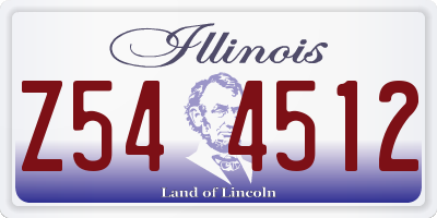 IL license plate Z544512