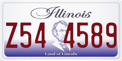 IL license plate Z544589