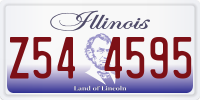IL license plate Z544595