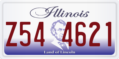 IL license plate Z544621