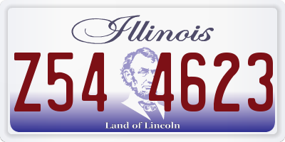 IL license plate Z544623