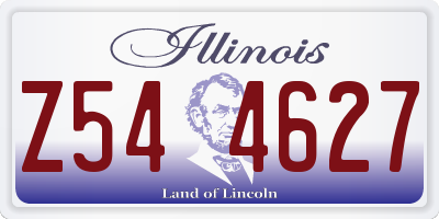 IL license plate Z544627
