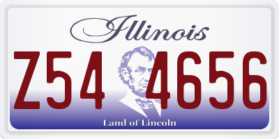 IL license plate Z544656