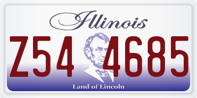 IL license plate Z544685