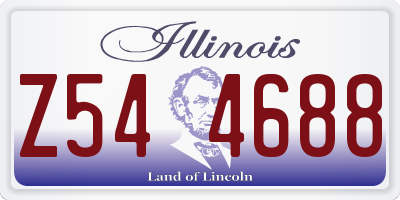 IL license plate Z544688