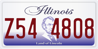 IL license plate Z544808