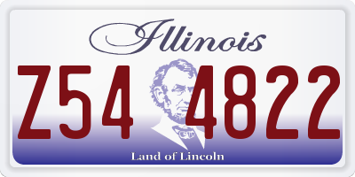 IL license plate Z544822