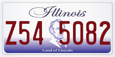 IL license plate Z545082