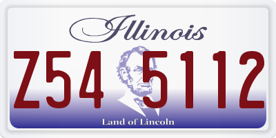 IL license plate Z545112