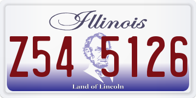 IL license plate Z545126