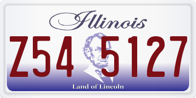 IL license plate Z545127