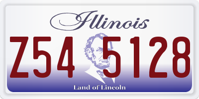IL license plate Z545128