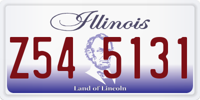 IL license plate Z545131
