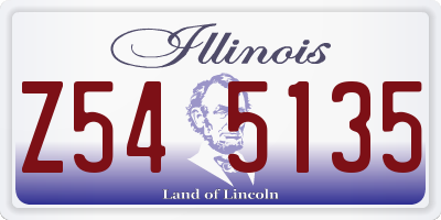 IL license plate Z545135