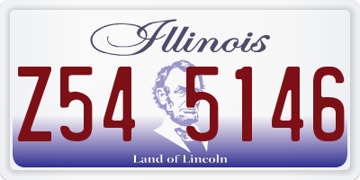 IL license plate Z545146