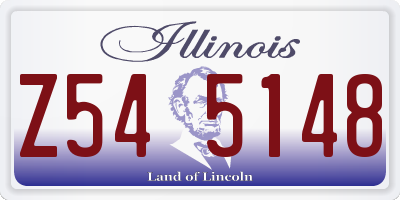 IL license plate Z545148