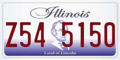 IL license plate Z545150