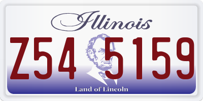 IL license plate Z545159