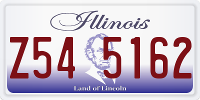 IL license plate Z545162