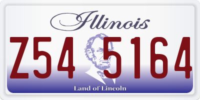 IL license plate Z545164