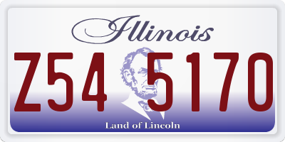IL license plate Z545170