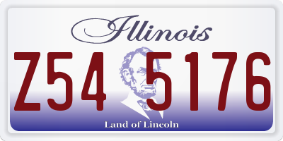 IL license plate Z545176
