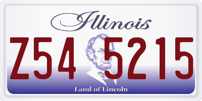 IL license plate Z545215