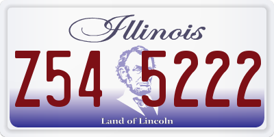 IL license plate Z545222