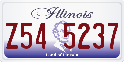 IL license plate Z545237