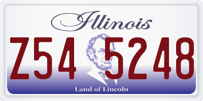 IL license plate Z545248