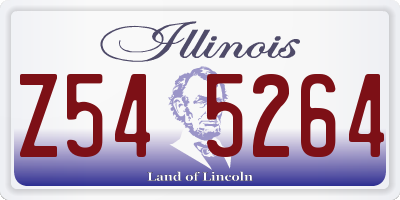IL license plate Z545264