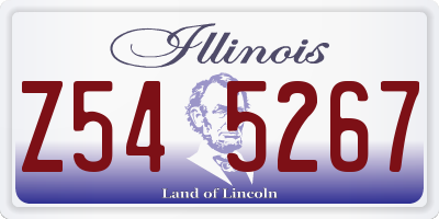 IL license plate Z545267