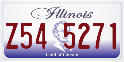IL license plate Z545271
