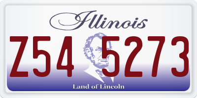 IL license plate Z545273