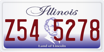 IL license plate Z545278