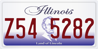 IL license plate Z545282
