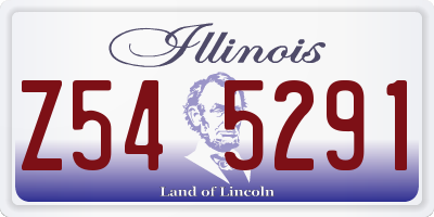 IL license plate Z545291