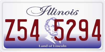 IL license plate Z545294