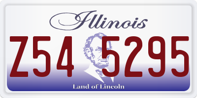 IL license plate Z545295