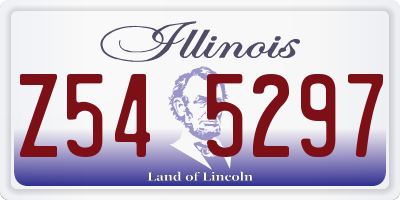 IL license plate Z545297
