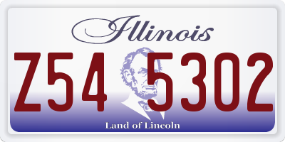 IL license plate Z545302